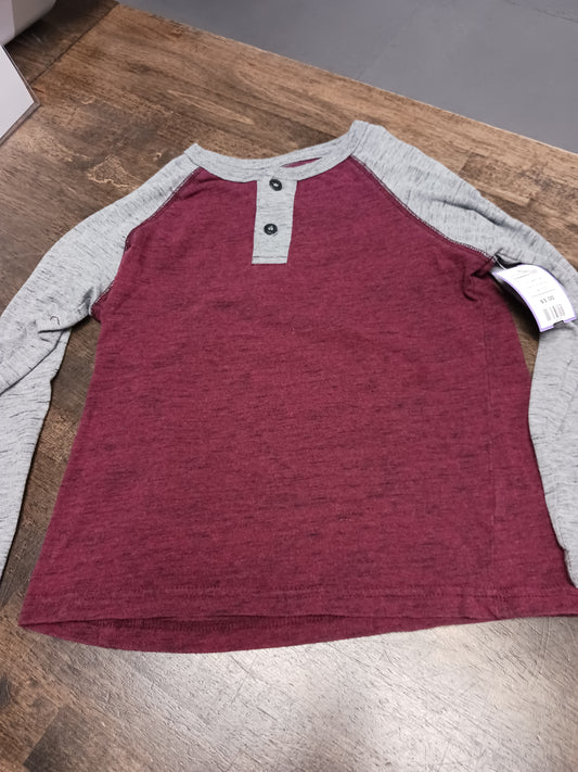 Red/Grey Arizona Longsleeve Shirt, 6 B