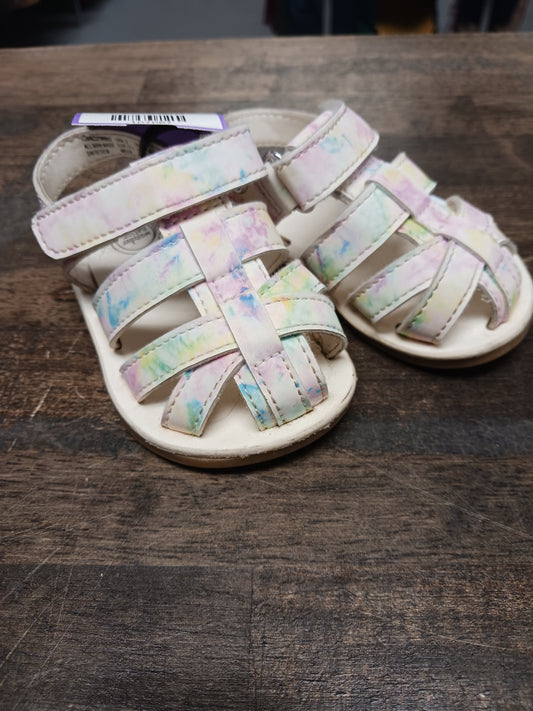 White Wonder Nation Sandals, 2 G