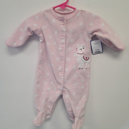 Pink Llama Carters Sleeper, 3M G