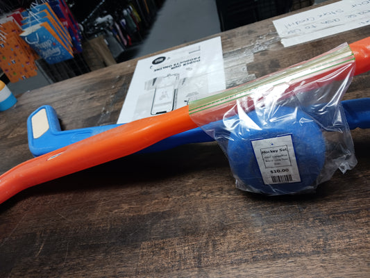 Orange/Blue Little Tikes Hockey Set