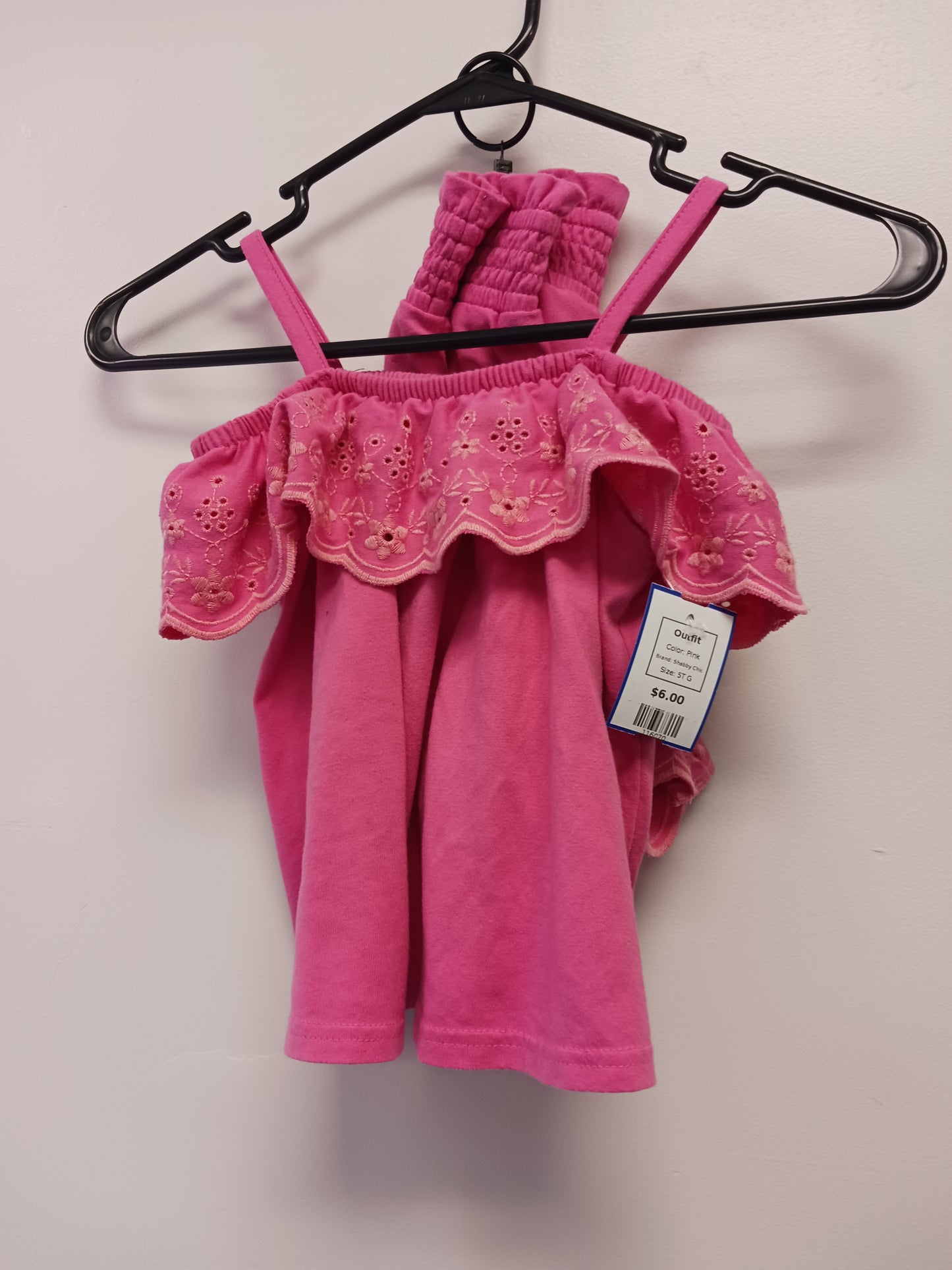 Pink Shabby Chic Outfit, 5T G