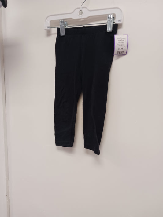 Black Healthtex Leggings, 2T G