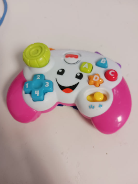 White/Pink Fisher Price Game Controller