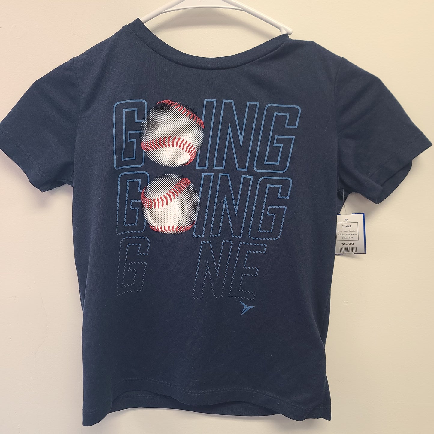 Navy Baseball Old Navy Shirt, 6 B