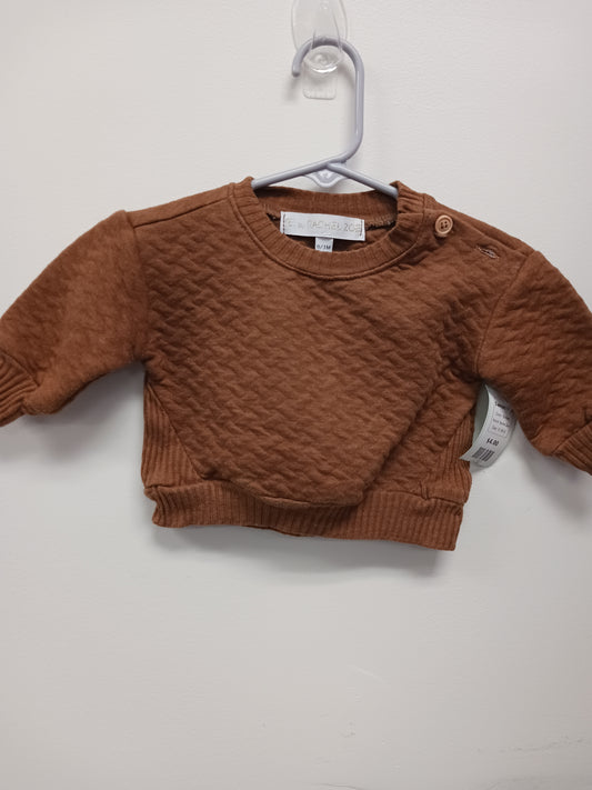 Brown Rachel Zoe Sweatshirt, 0-3M B
