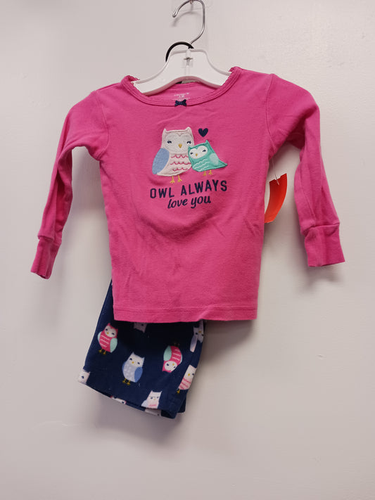 Pink Carters 2 Piece Owl PJS, 18M G