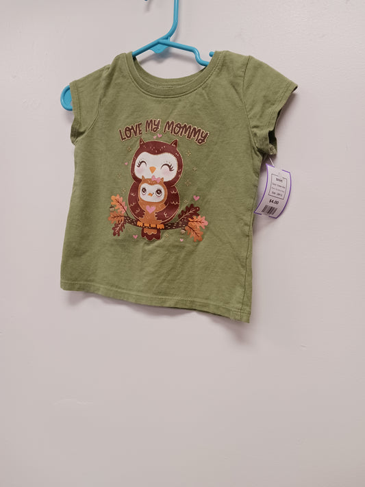 Green Owl Childrens Place Shirt, 18M G