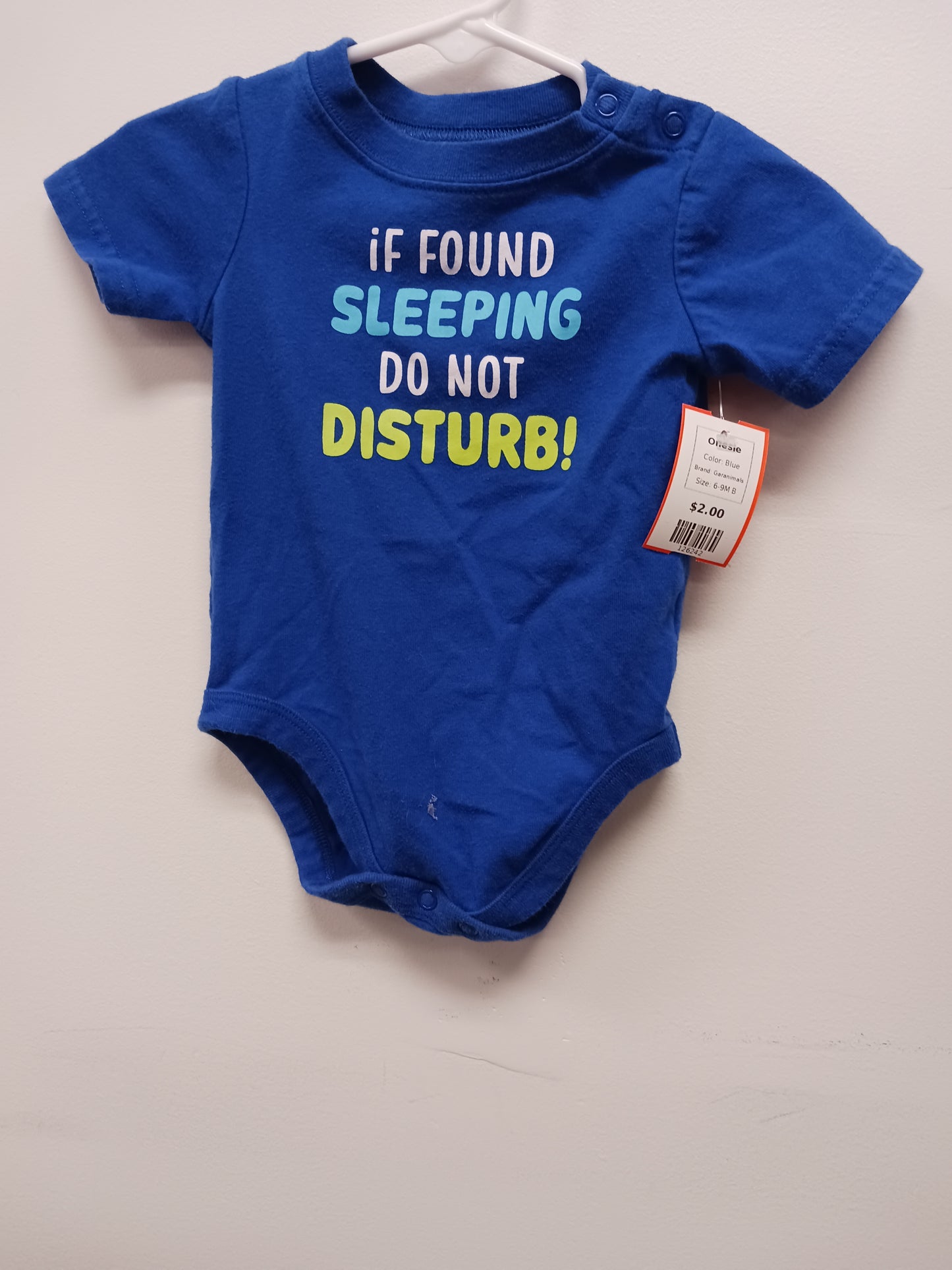 Blue Garanimals Onesie, 6-9M B