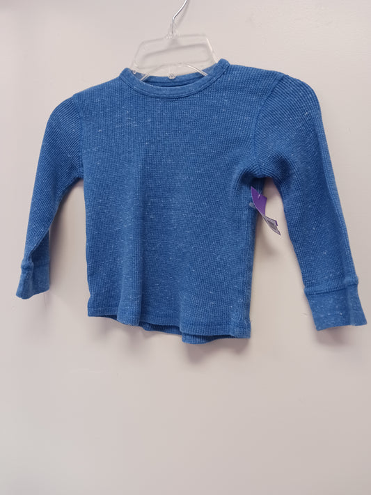 Blue Okie Dokie Longsleeve Shirt, 3T B