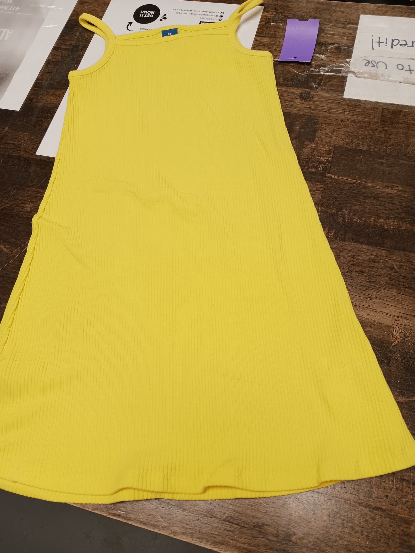Yellow Old Navy Dress, 5T G