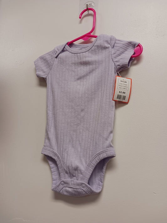 Purple Carters Onesie, 3-6M G
