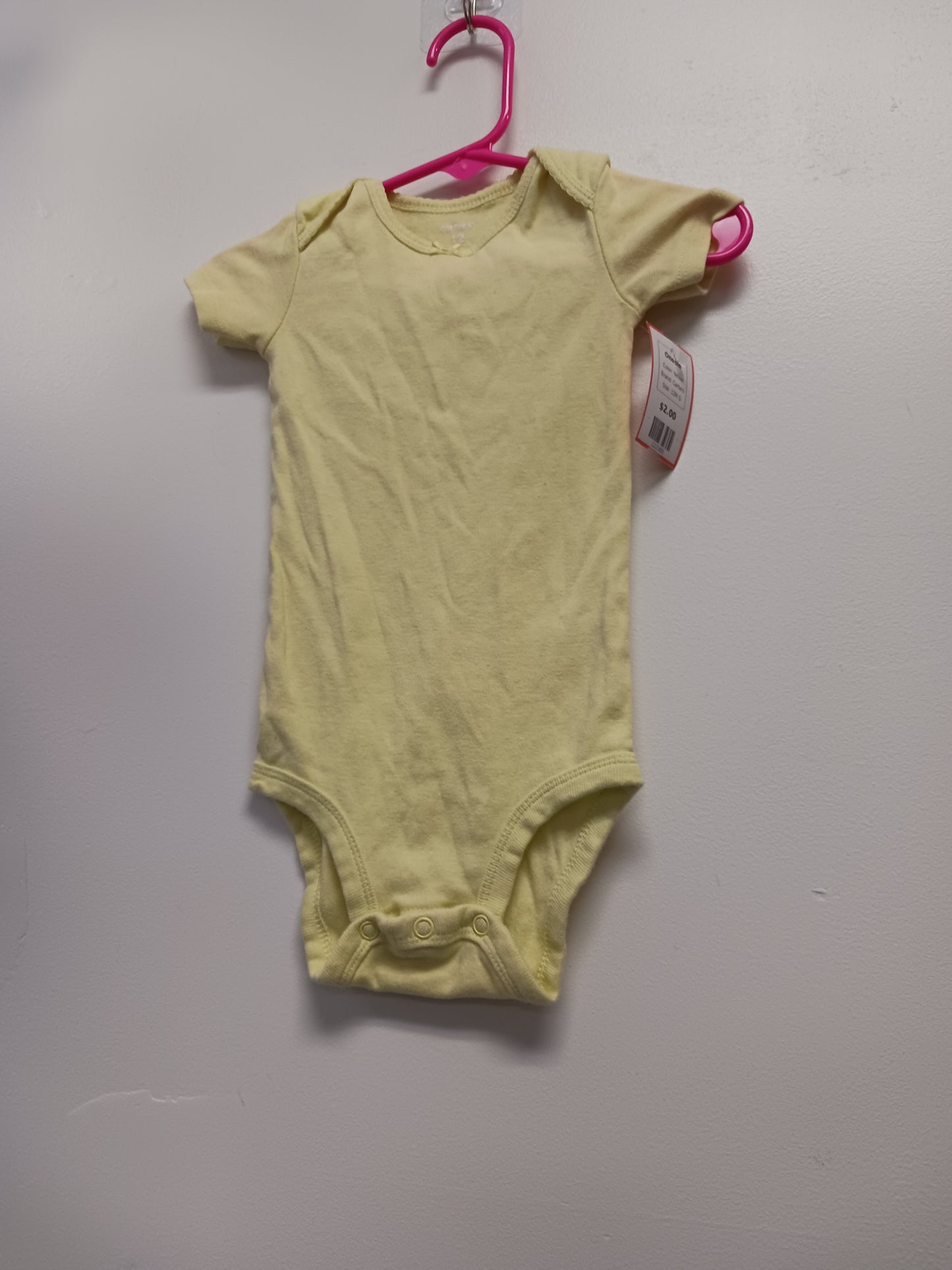 Yellow Carters Onesie, 12M G