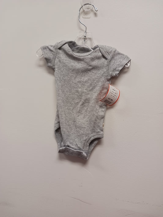 Grey Huggies Onesie, NB G