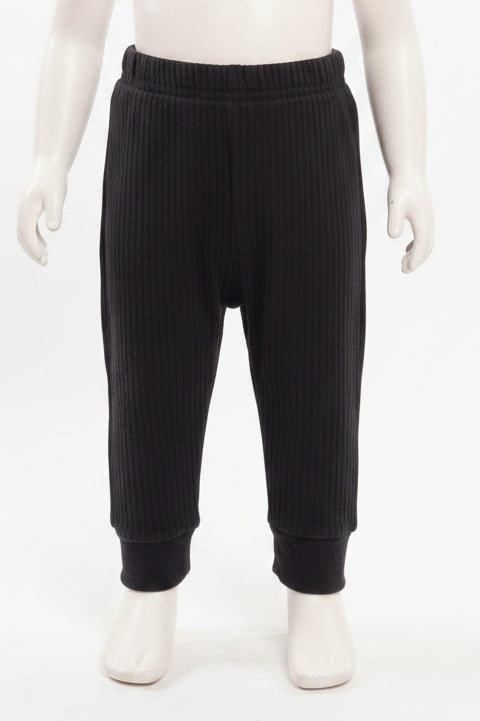 Black Modern Moments Pants, 6-9M B