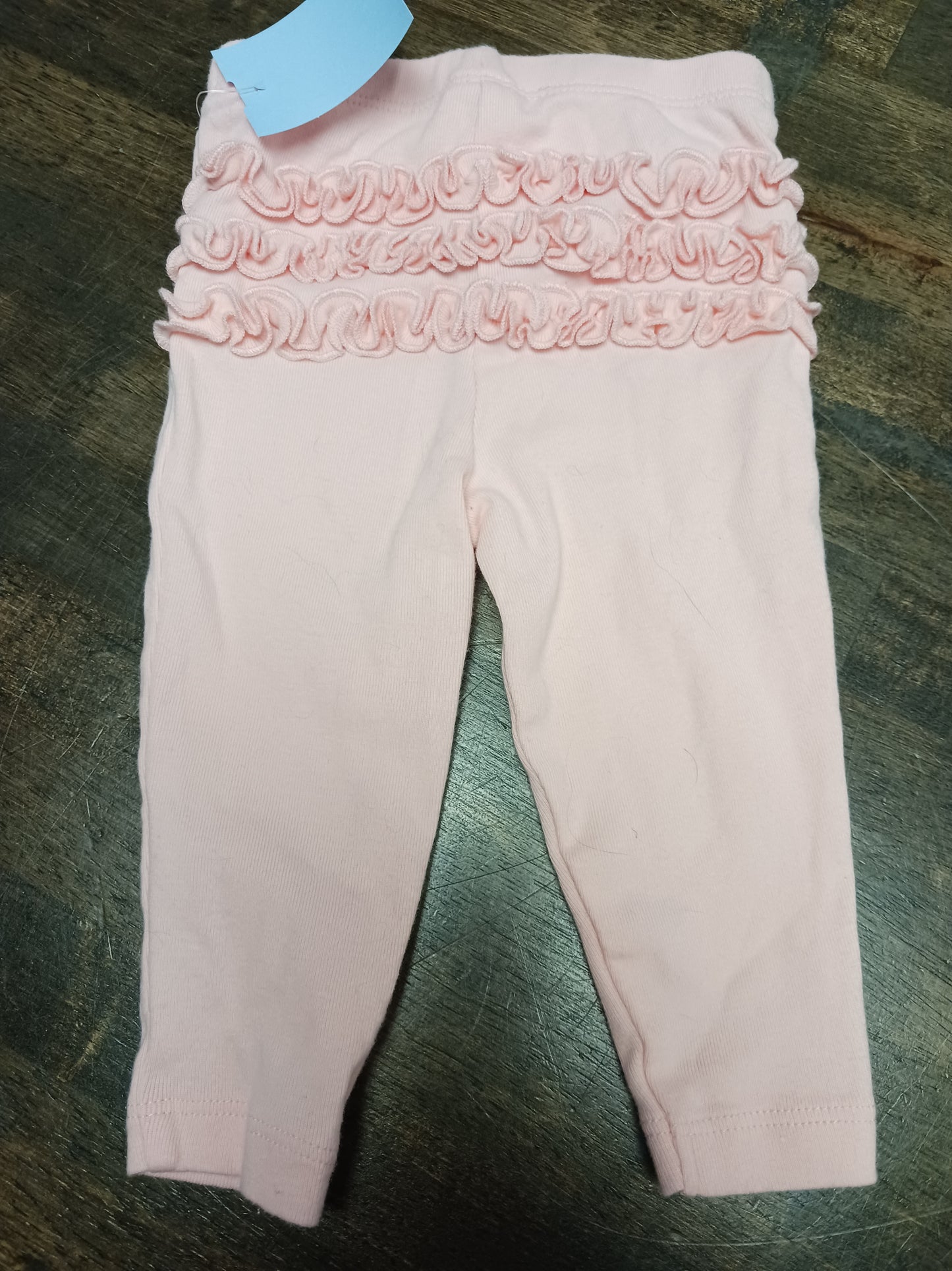 pink Carters Ruffle Pants, 6M G