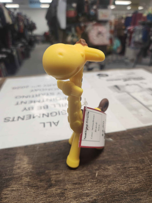Yellow/Brown  Teething Giraffe