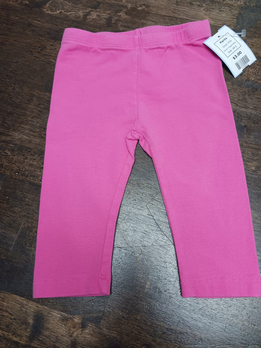 Pink Giggle Baby Pants, 3M G