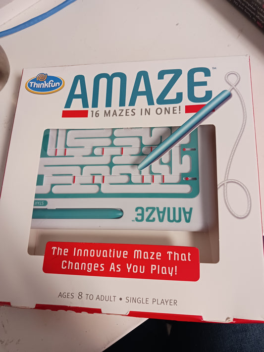 Think Fun Amaze 16 Mazes in One[