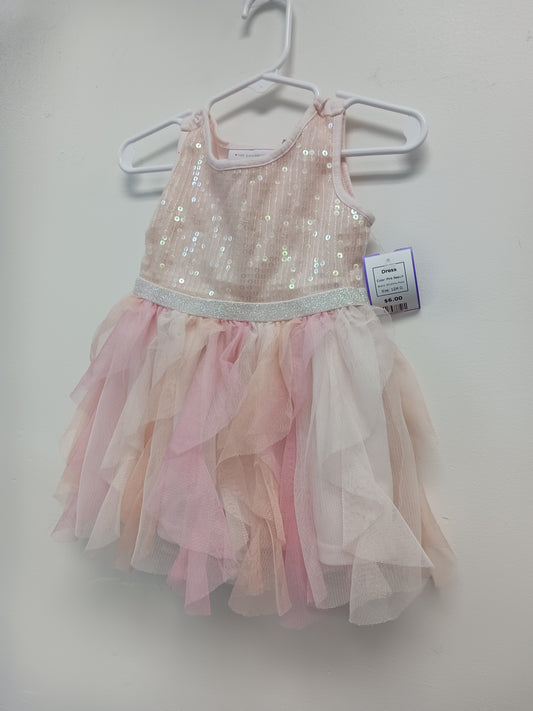 Pink Sequin Childrens Place Dress, 12M G