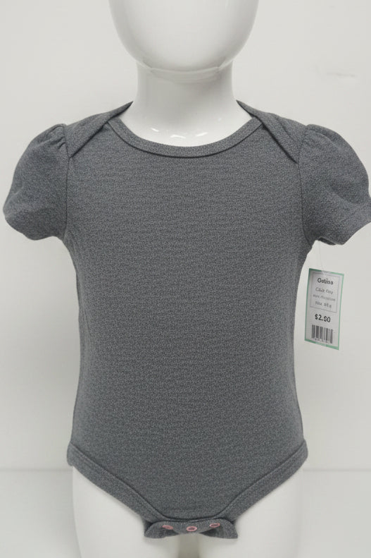 Grey Cloud Island Onesie, 6M G