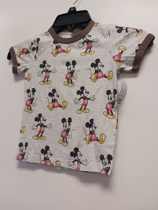 white Mickey Mickey Mouse Tshirt, 3T B