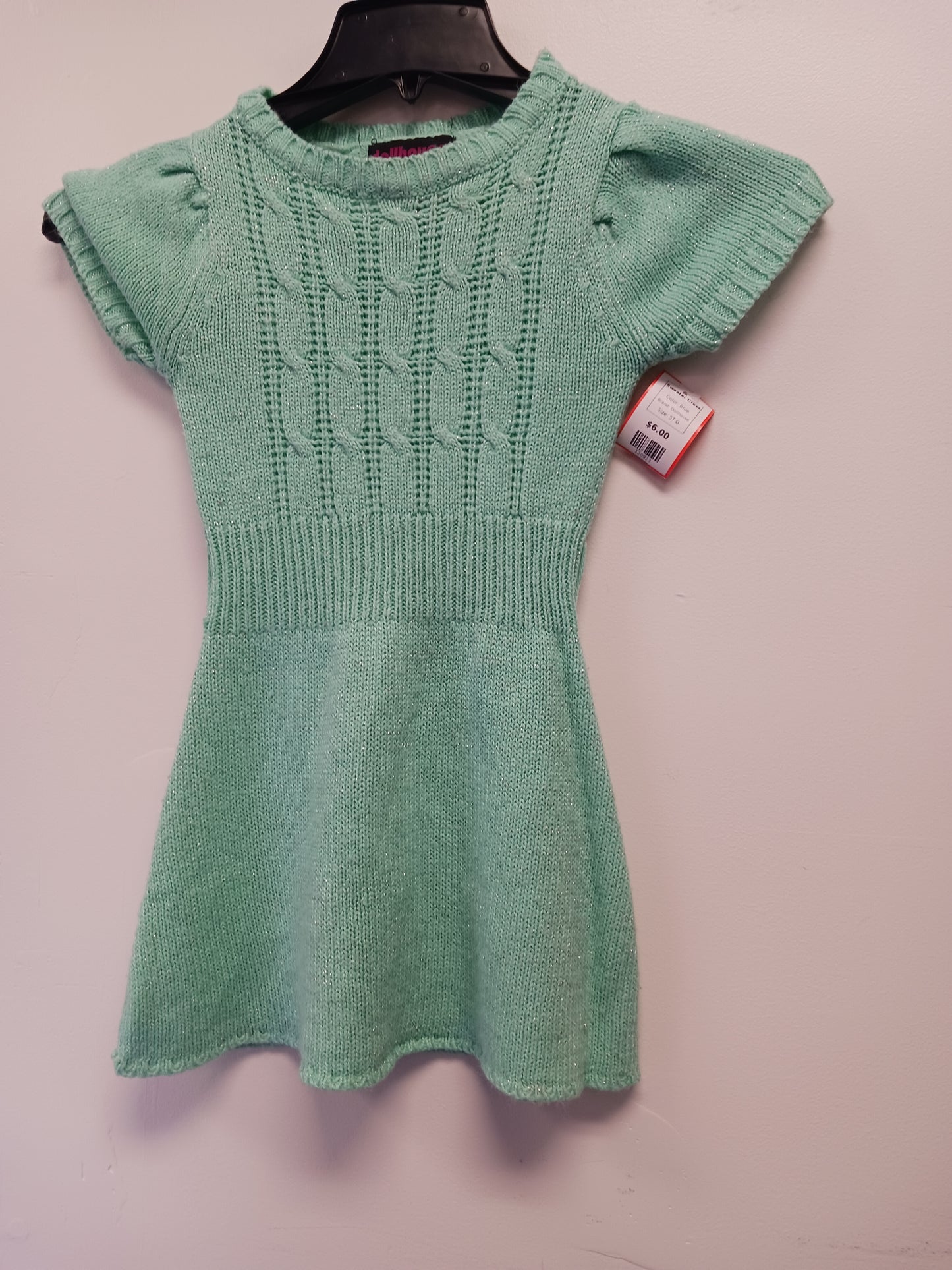 Blue Dollhouse Sweater Dress, 5T G