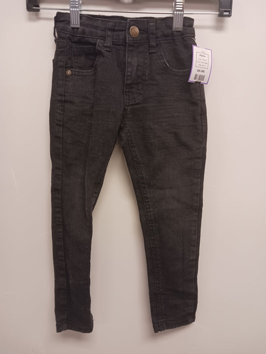 Black True Indigo Pants, 4T G