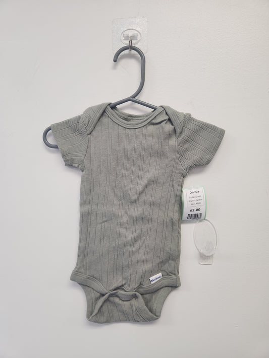 Green Gerber Onesie, NB B