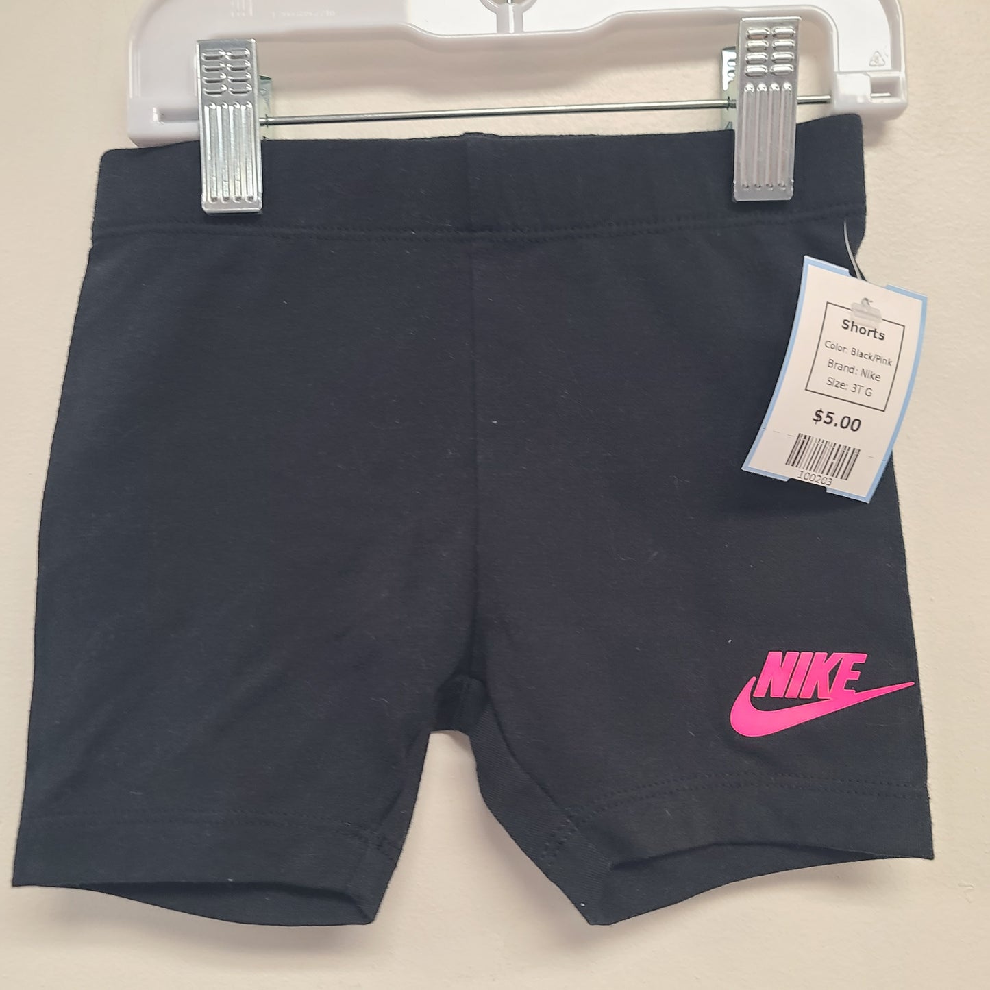Black/Pink Nike Shorts, 3T G