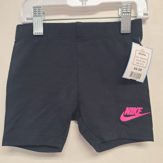 Black/Pink Nike Shorts, 3T G