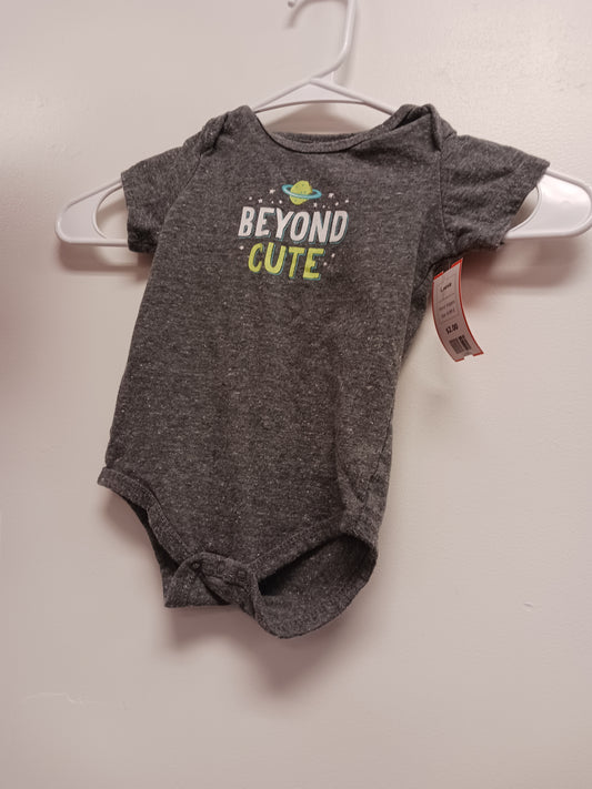 Grey Beyond Cute Kidgets Onesie, 6-9M B