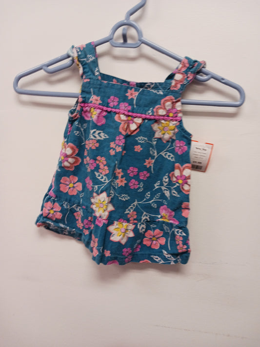 Blue Flower Carters Tank Top, 4T G
