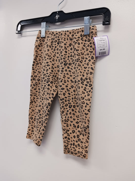 Tan Cheetah Carters Leggings, 18M G