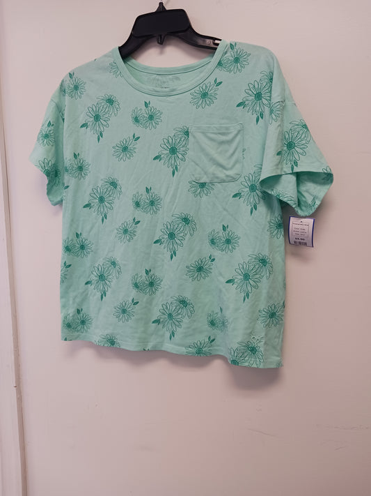 Green Justice Flowered Shirt 16/18, 16 G