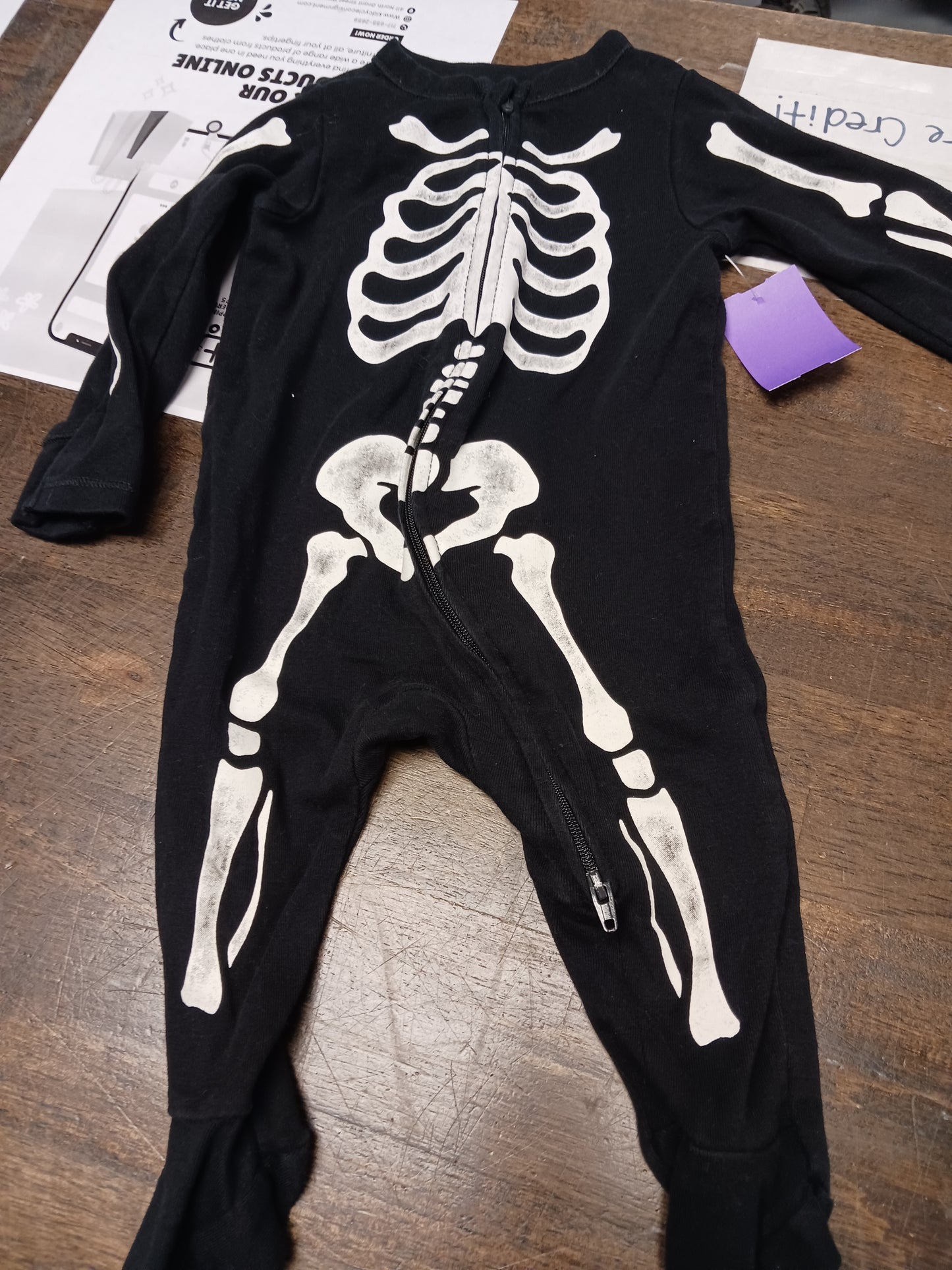 Black Skeleton Old Navy Sleeper, 3M B