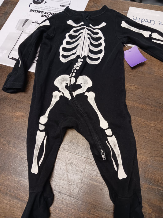 Black Skeleton Old Navy Sleeper, 3M B