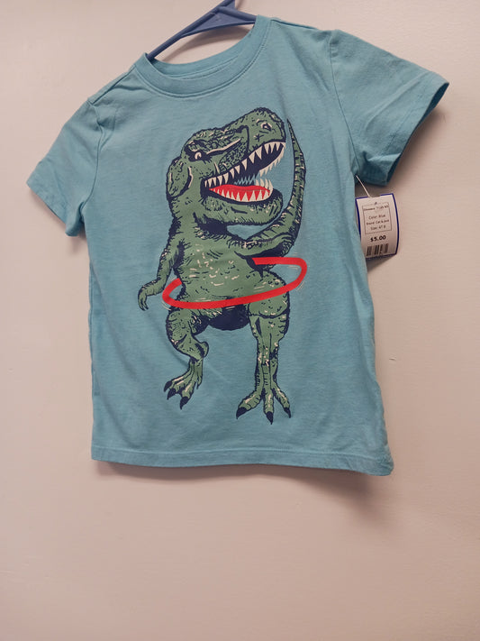 Blue Cat & Jack Dinosaur Tshirt 4/5, 4T B