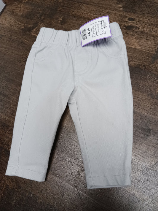 grey Garanimals Pants 0-3m, NB B