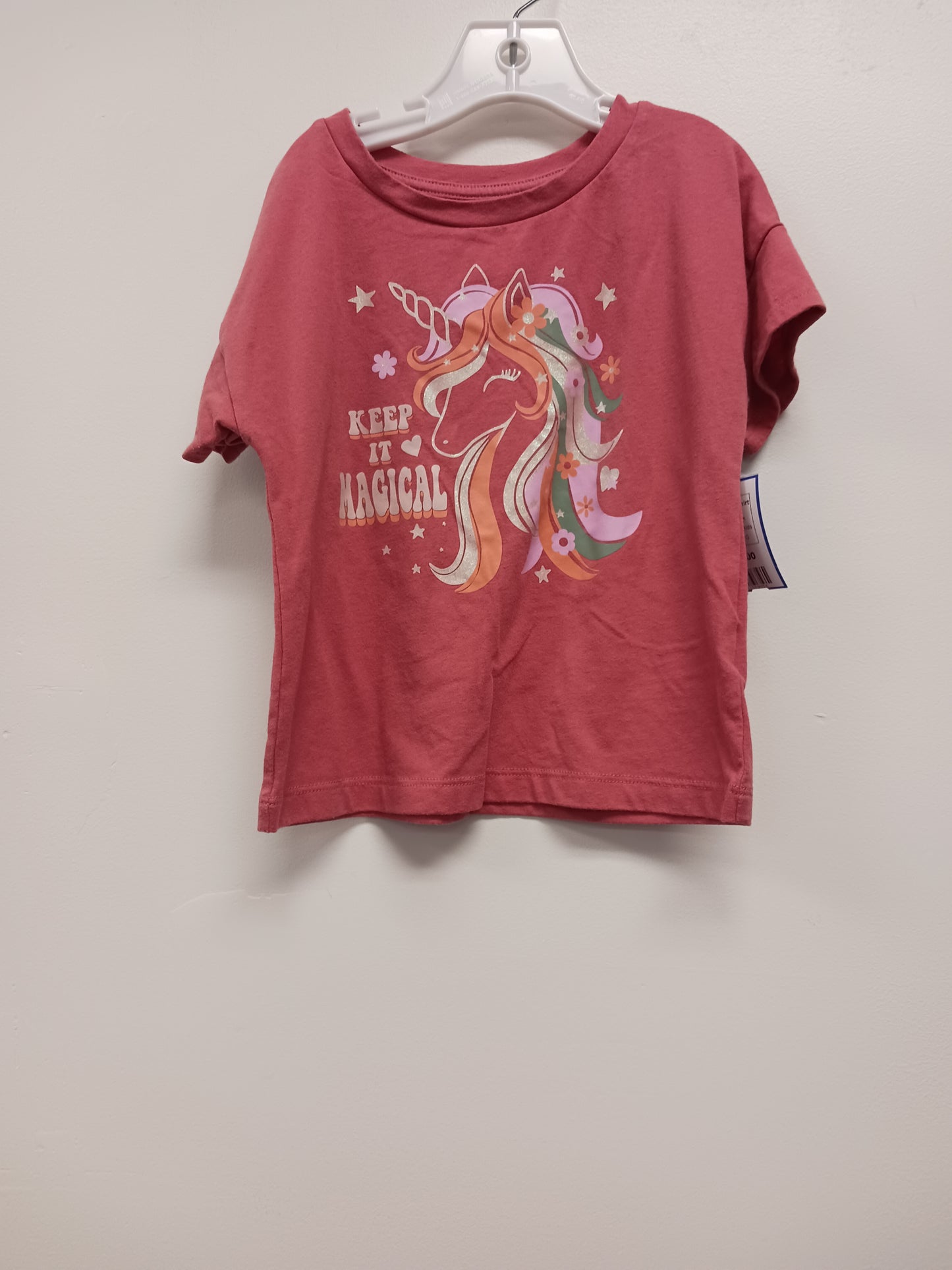 Pink 365 kids Unicorn Tshirt, 5T G