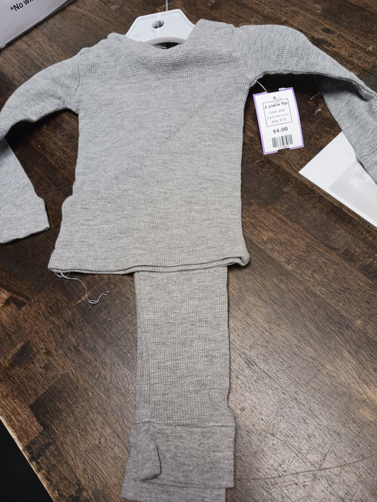 grey Ralph Lauren 2 piece Pjs, 3T B