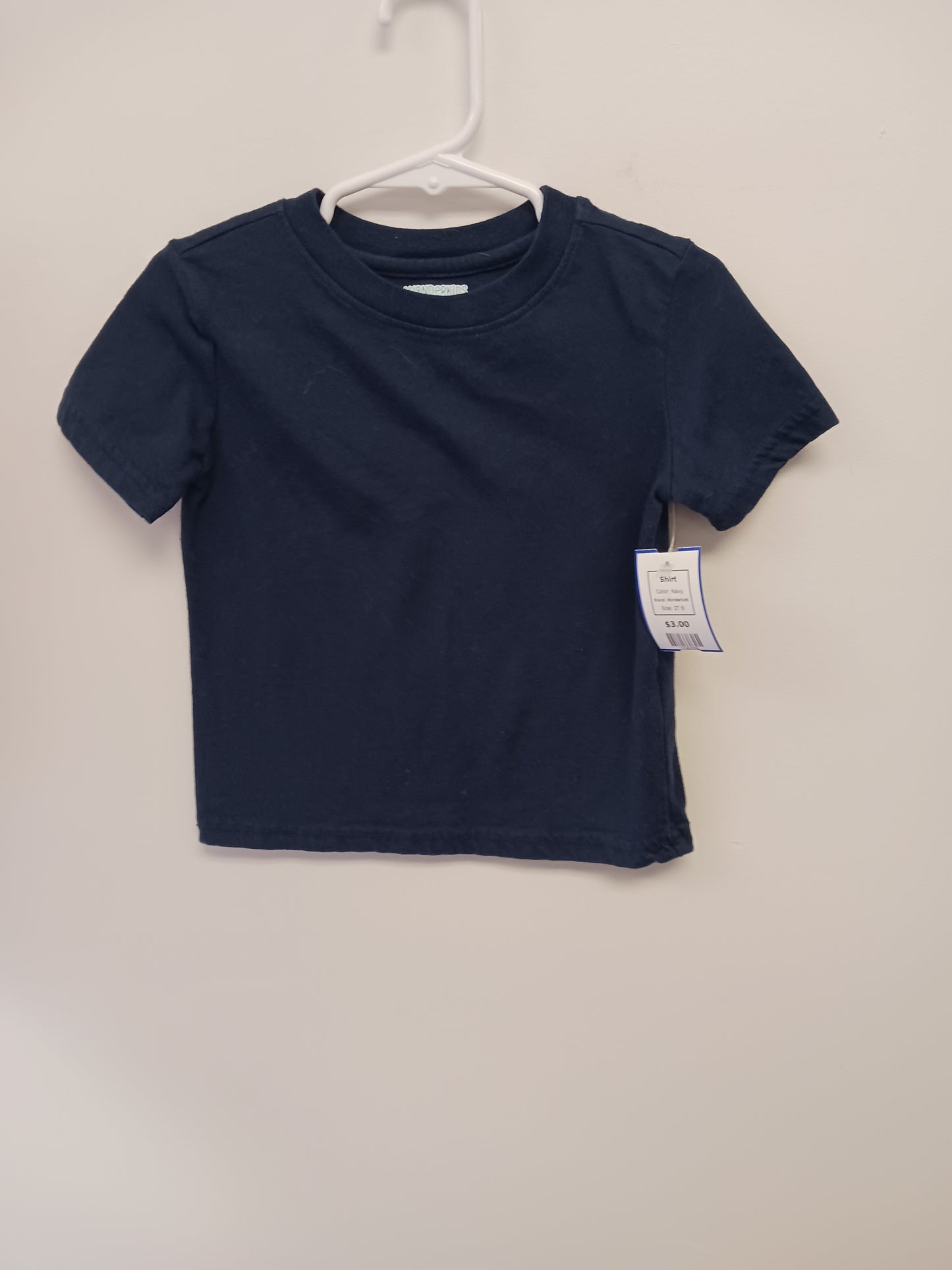 Navy Wonderkids Shirt, 2T B