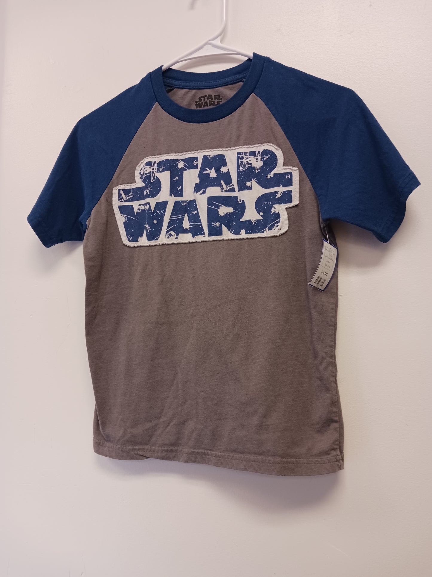 Grey/Blue  Star Wars Tshirt 10/12, 10 B