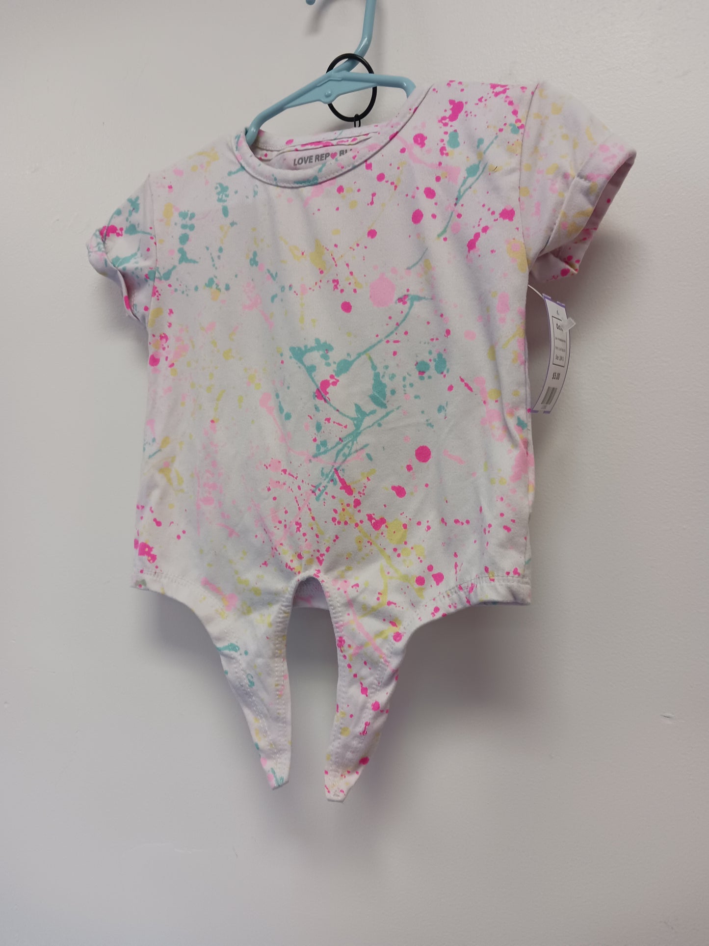 White/Splatter Paint Love Republic Outfit, 18M G
