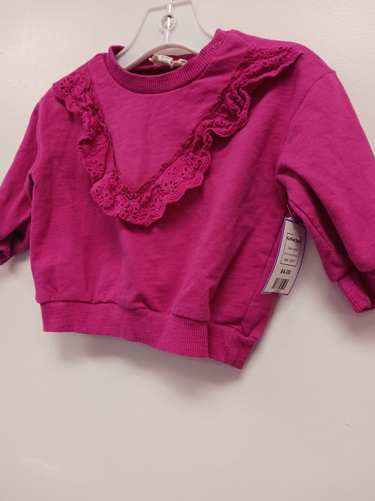 pink Jessica Simpson Ruffled Shirt, 12M G