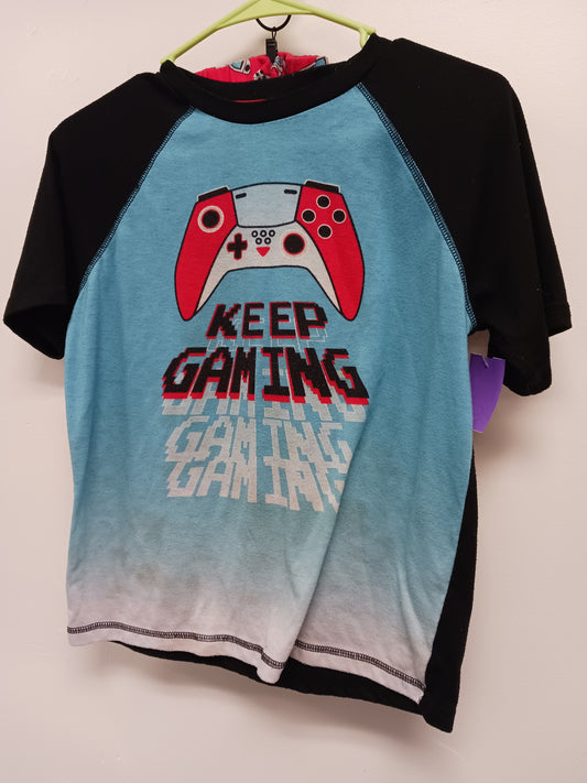 Black/Blue/Red Gaming CuddlDuds Pjs, 14 B