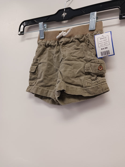 Green Carters Shorts, 18M B