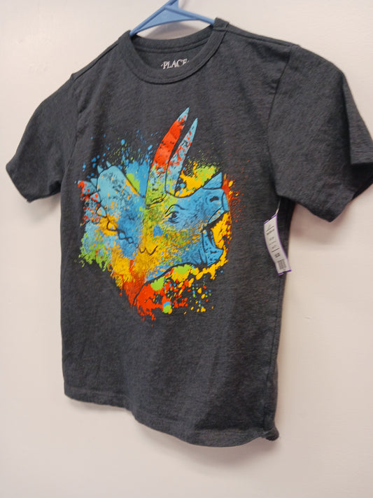 grey Childrens Place Dino Tshirt 5/6, 5T B