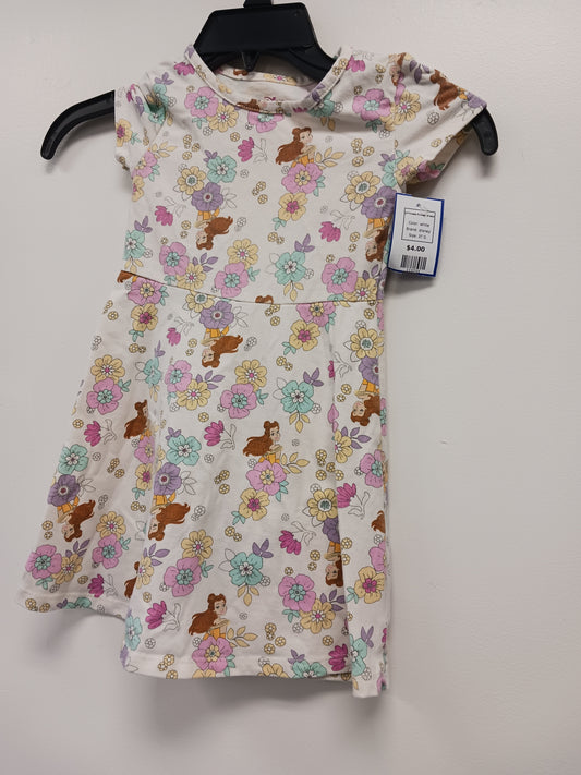 white disney princess flower dress, 3T G