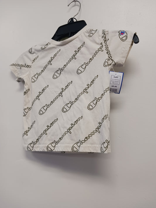 Cream/Green Champion Outfit, 4T B