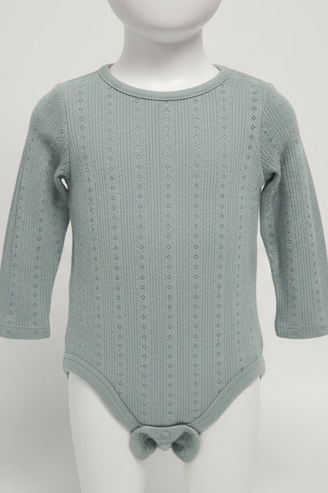 Green Garanimals Longsleeve Onesie, 6M G